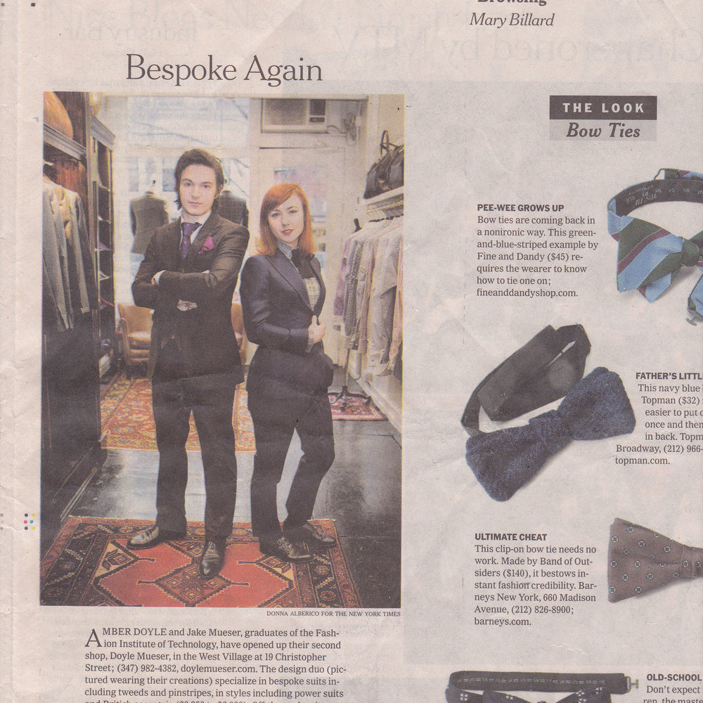 New York Times - Bespoke Again
