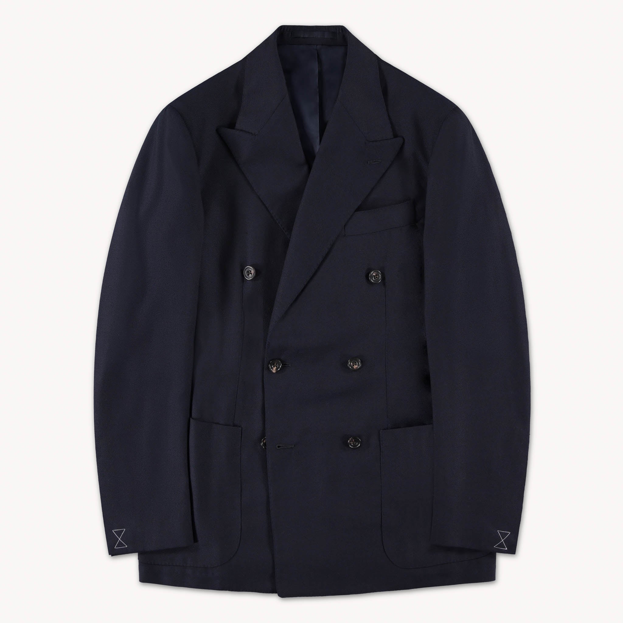Navy Double Breasted Waverly Blazer – JMueser