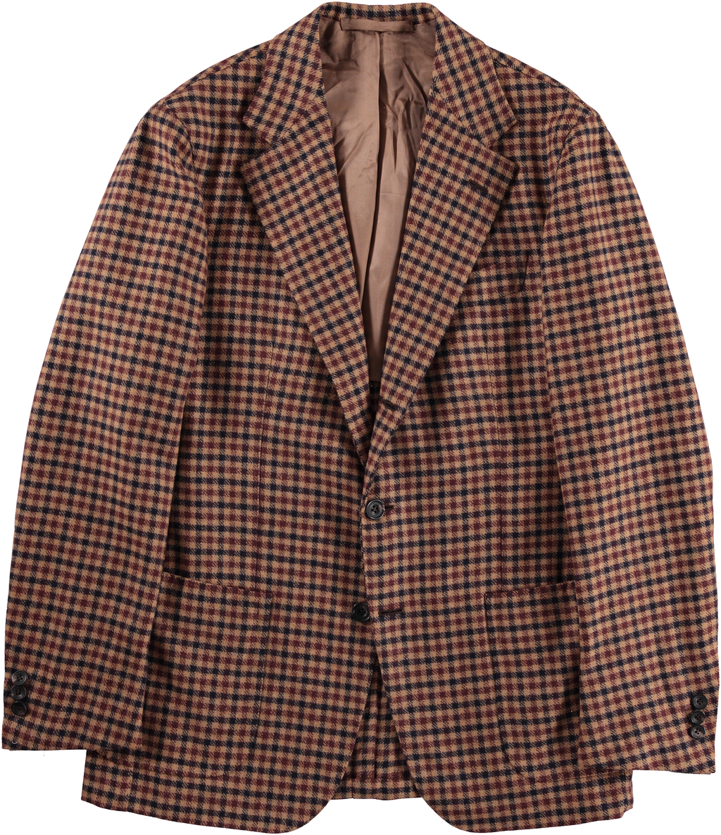 MTO Camel Gun Check Tweed Waverly Jacket – JMueser