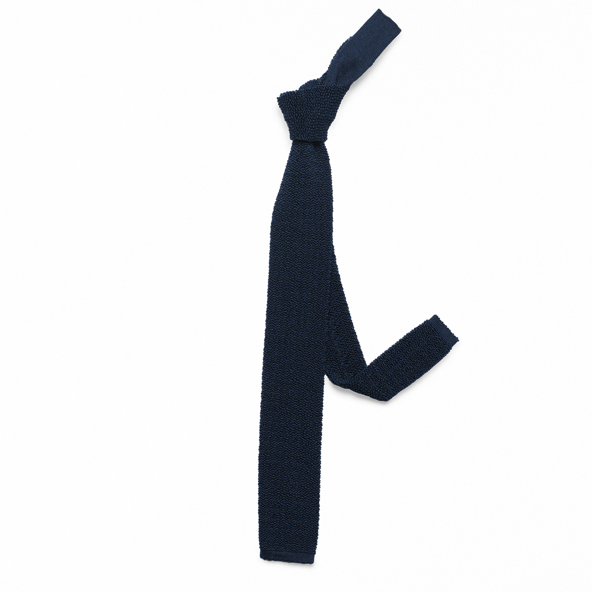 Navy Knit Tie – JMueser