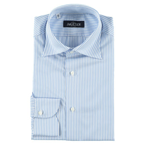 Sky Blue Bengal Stripe Spread Collar Shirt
