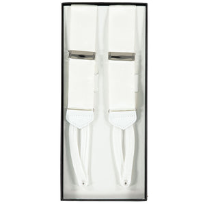 Formal White Suspenders