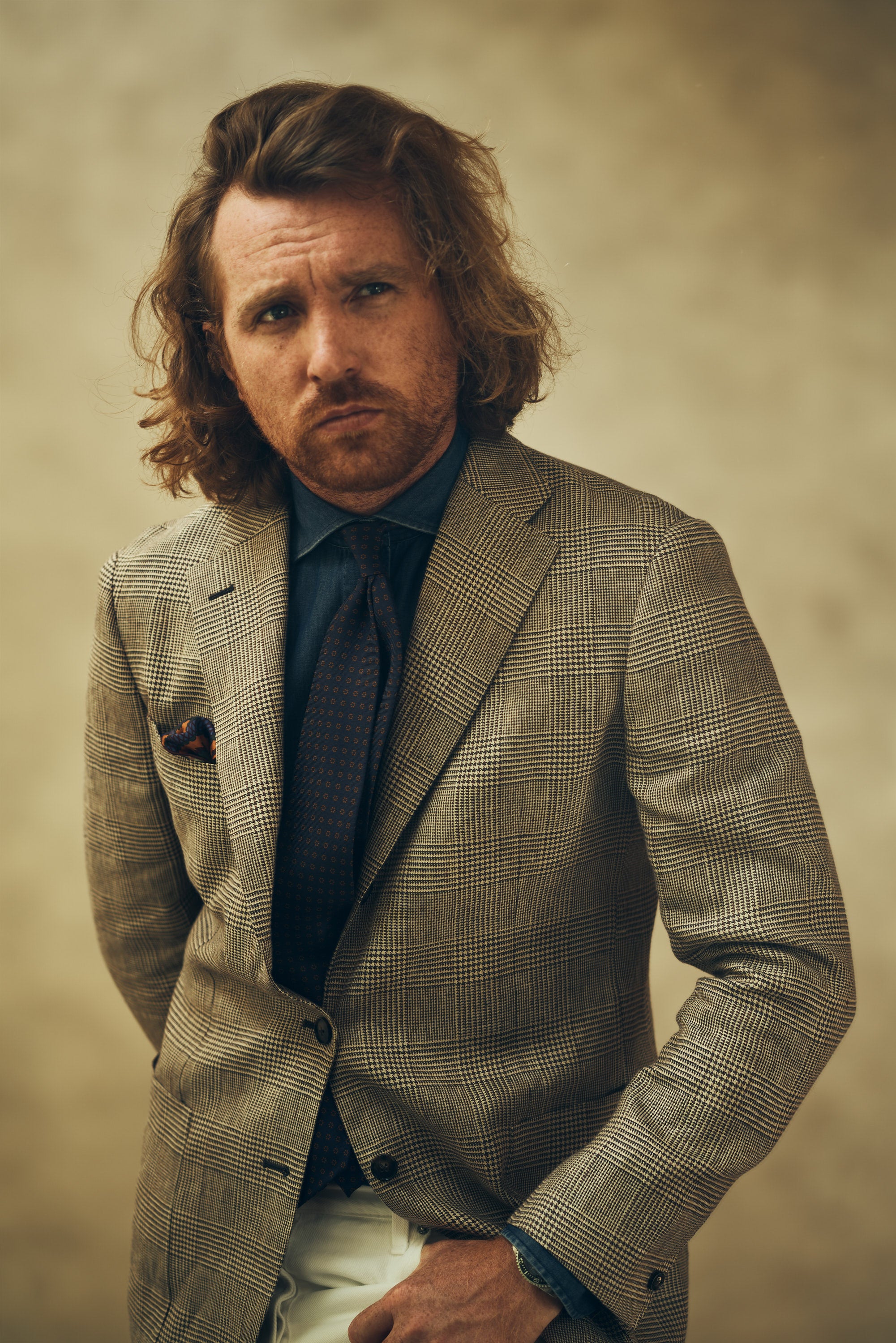 Zeph Colombatto Linen Campania Jacket Lookbook