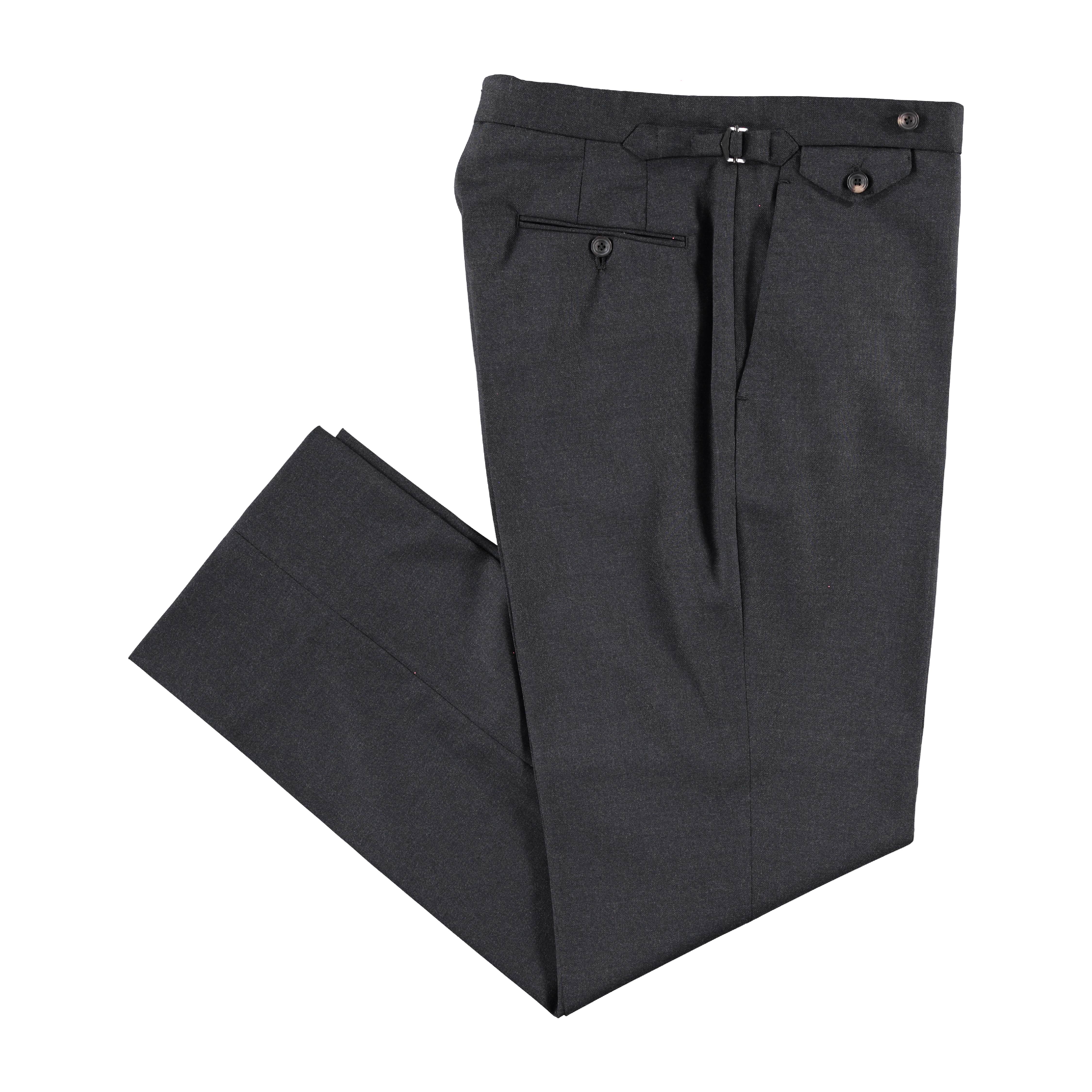 Charcoal High Twist Double Breasted Waverly Suit – JMueser