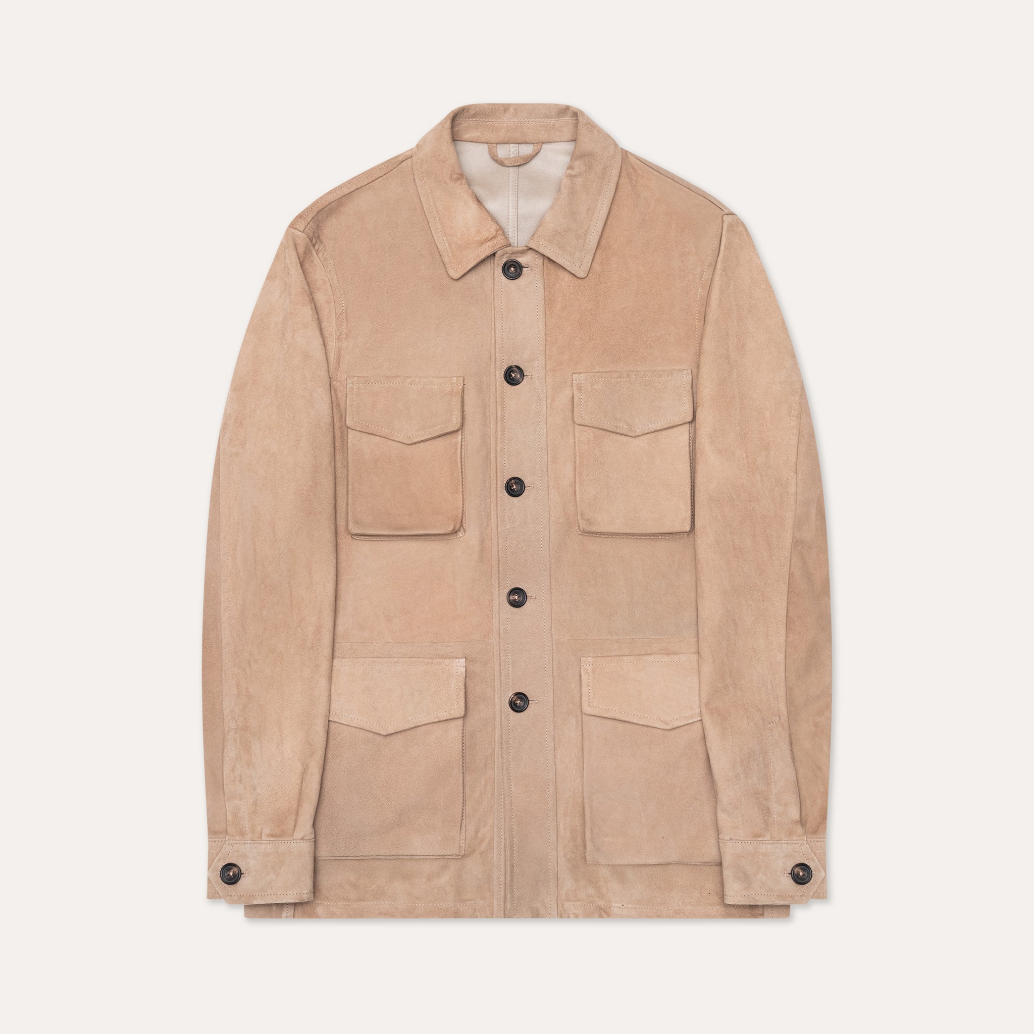 Taupe Suede Travel Jacket – JMueser