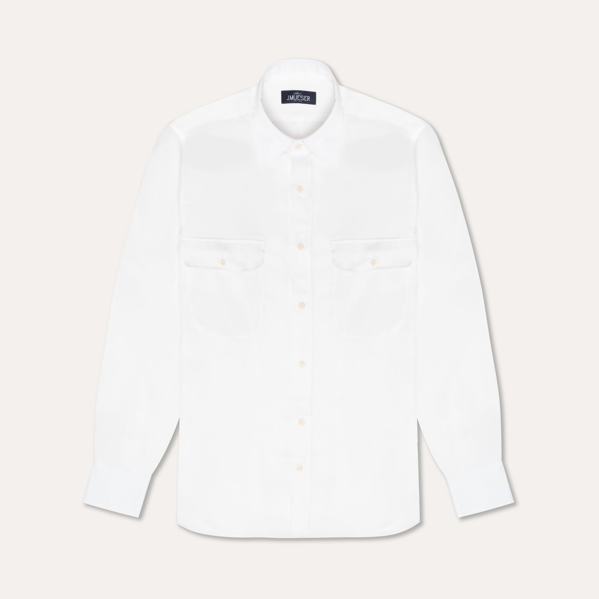 Ivory Tencel Work Shirt – JMueser