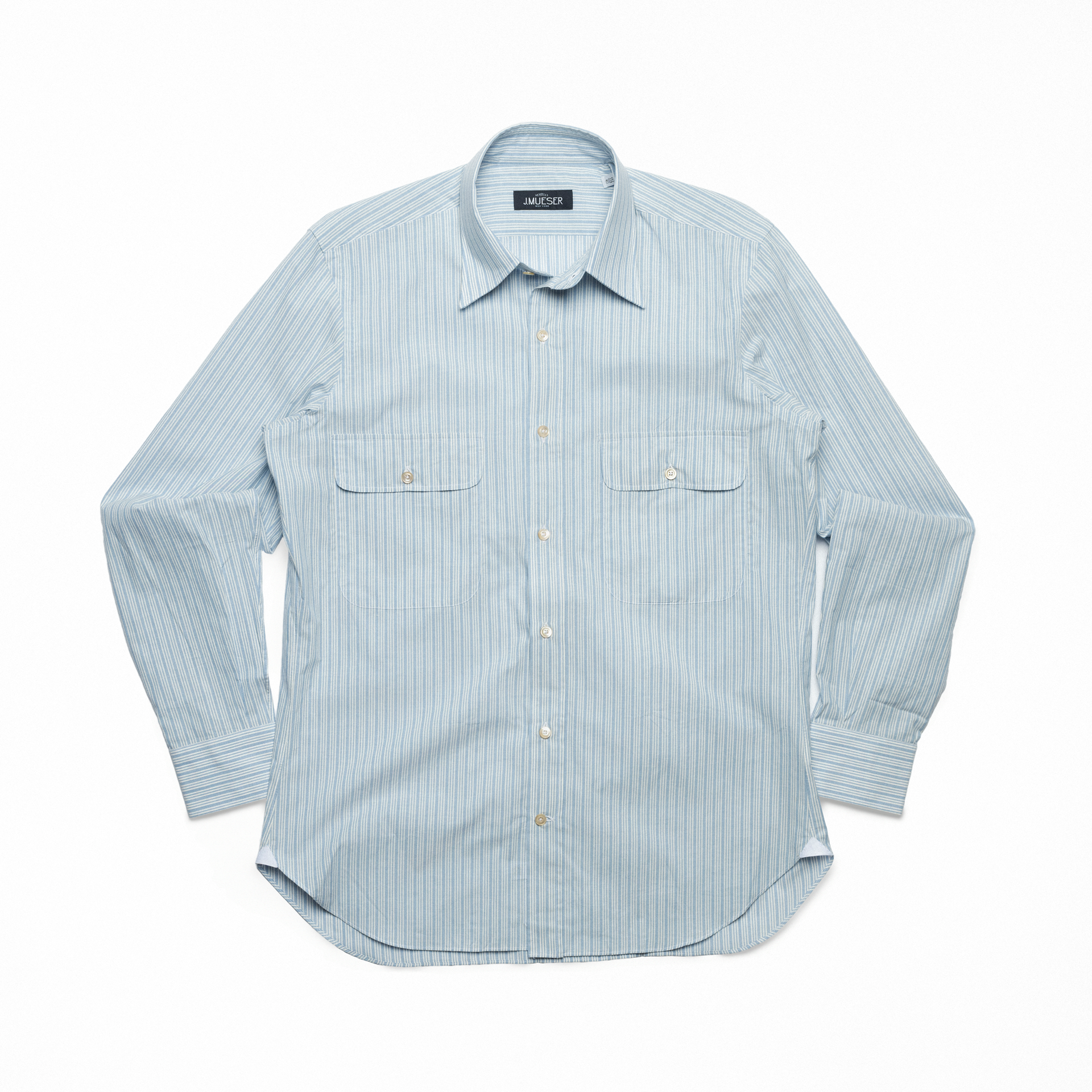Blue Triple Stripe Work Shirt – JMueser