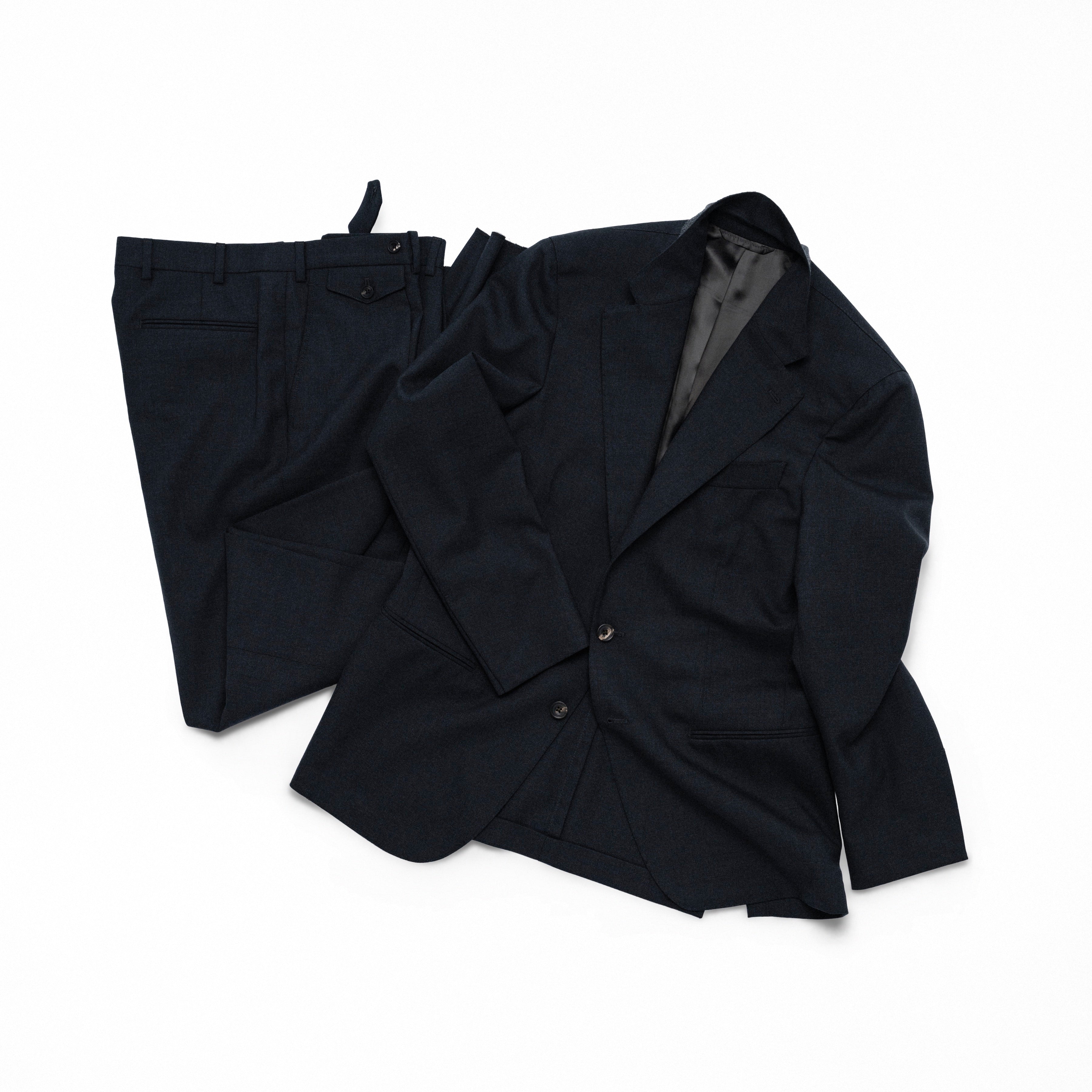 Charcoal High Twist Wool Waverly Suit – JMueser