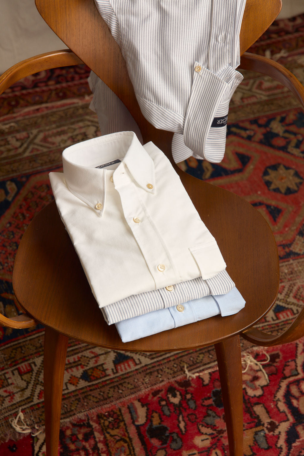 White Oxford Button Down Shirt – JMueser
