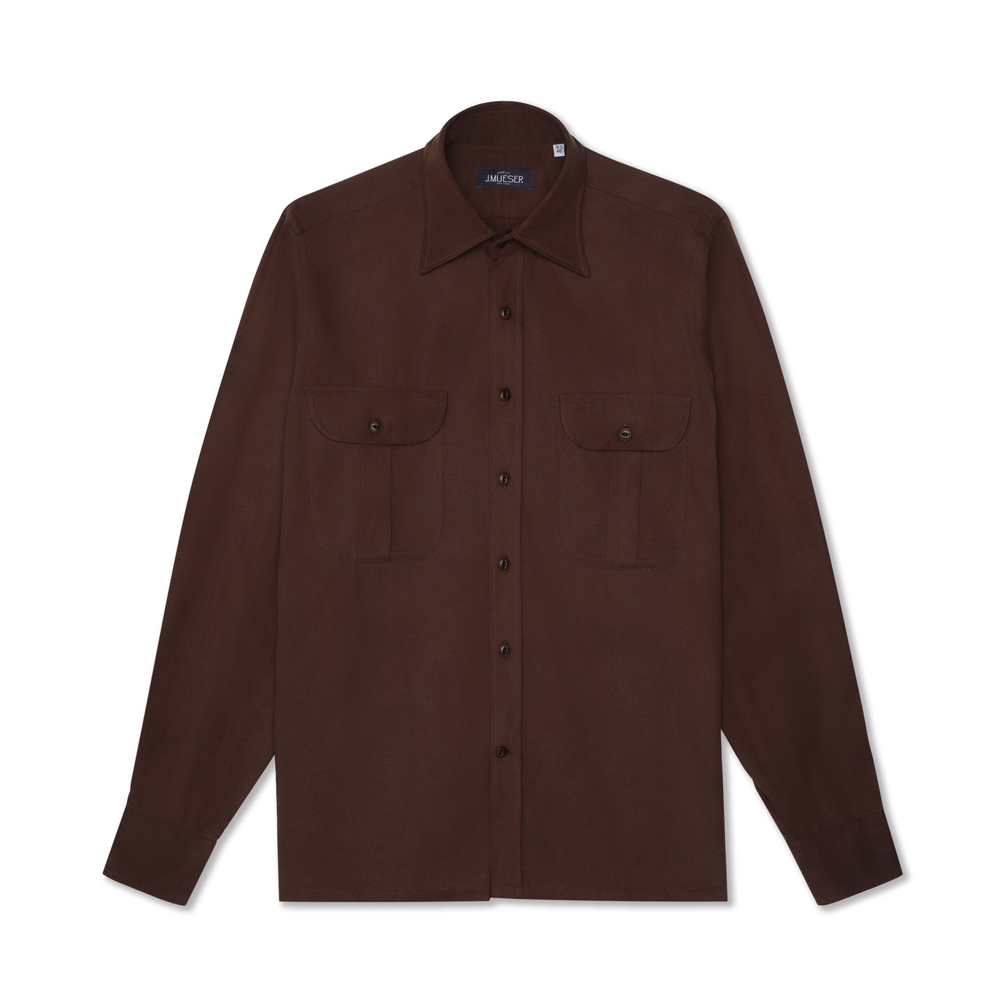 Brown Tencel Work Shirt – JMueser