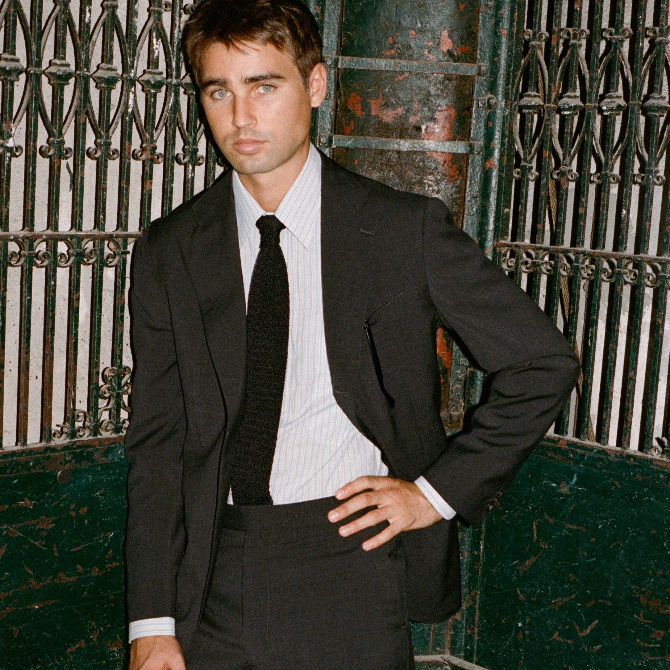 Charcoal High Twist Wool Waverly Suit – JMueser