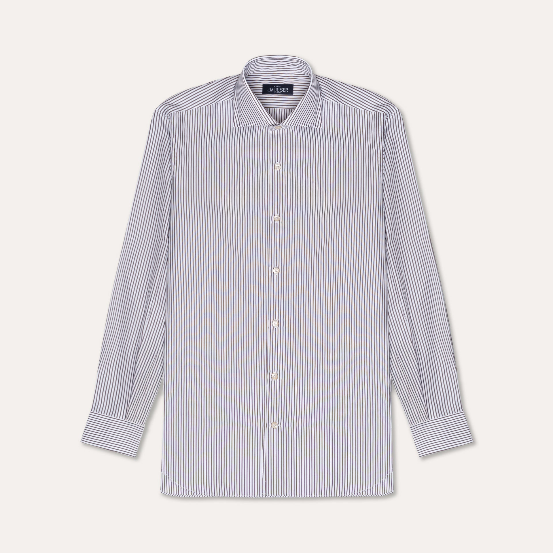 J Crew Striped Long Sleeve Men VINTAGE Baird McNutt Irish Linen