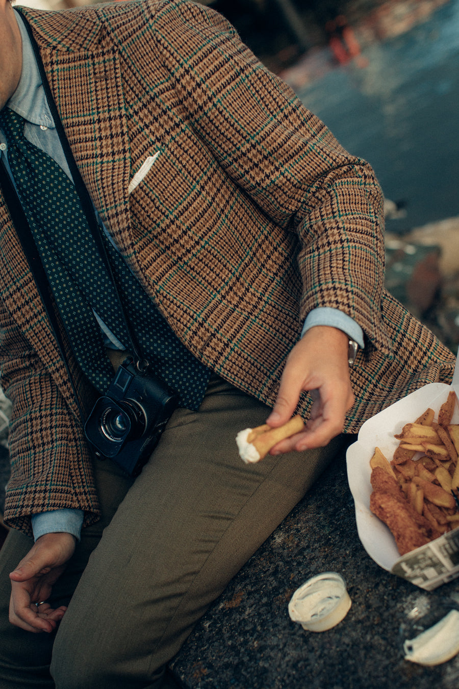 【MASU】masu nibbled blazer mocha 22aw 46 MASU】masu nibbled blazer mocha 22aw 46