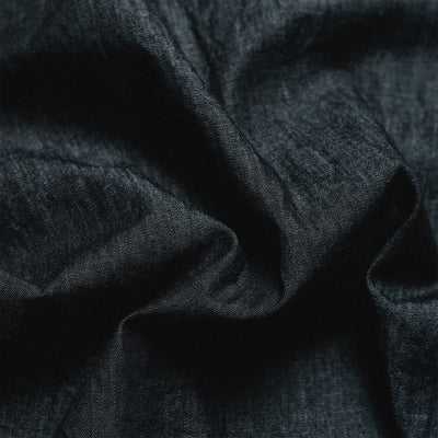 Washed Black Denim Neapolitan Pearl Snap