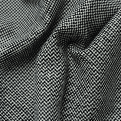 Black Houndstooth Flannel Work Shirt