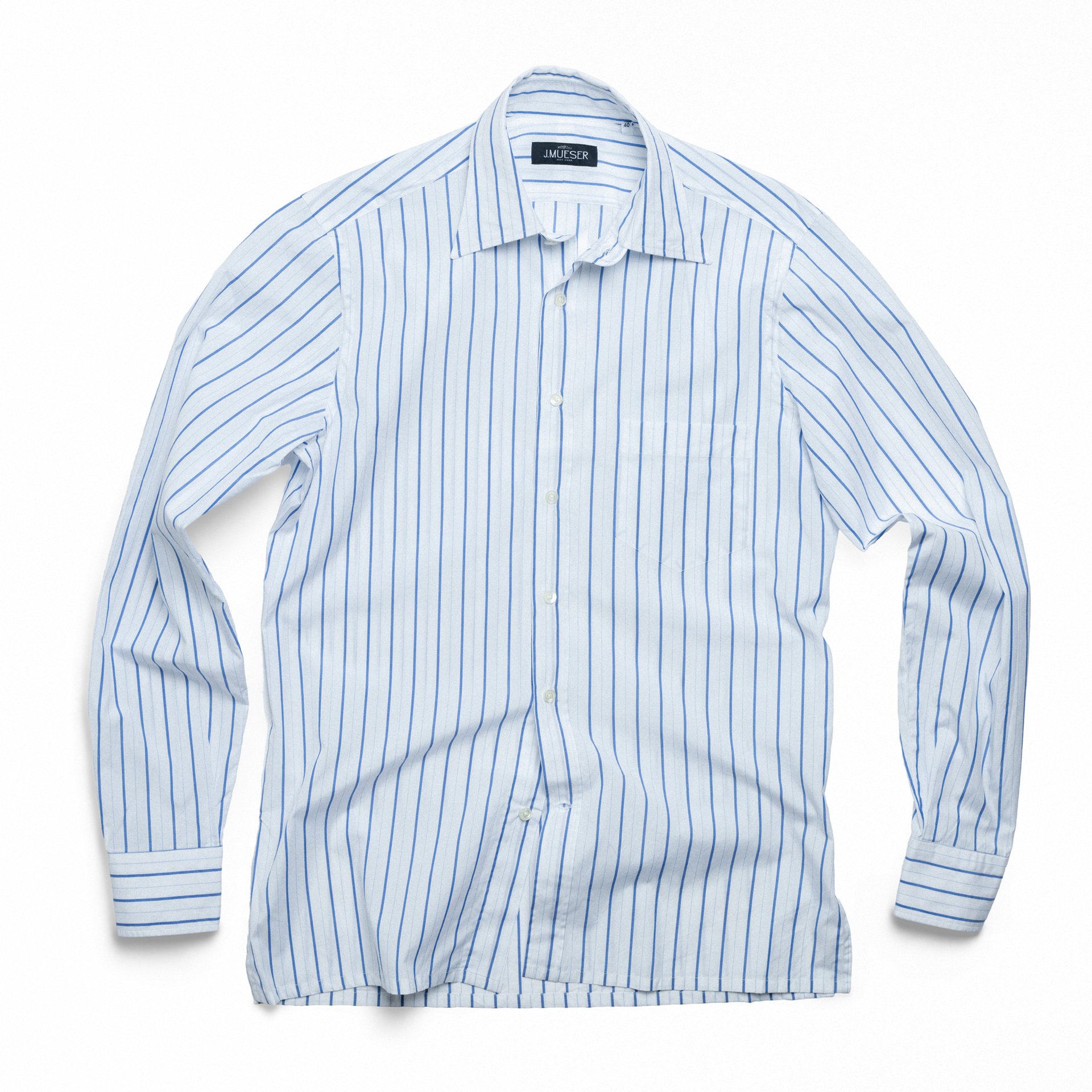 Blue Alternate Stripe Carter Shirt – JMueser