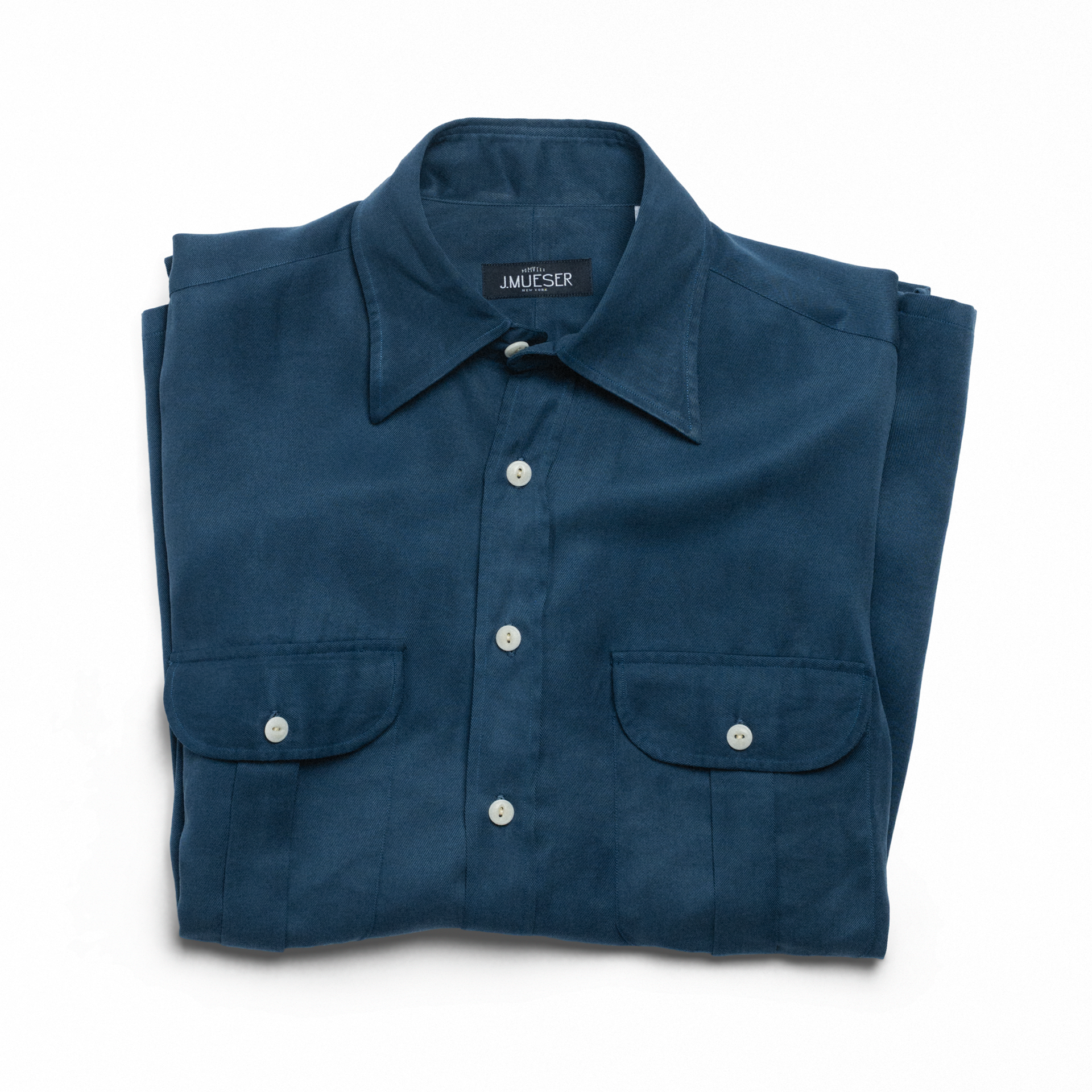 Slate Blue Tencel Work Shirt – JMueser
