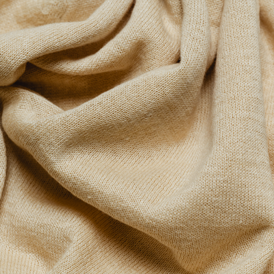 Sand Cotton-Linen Crewneck