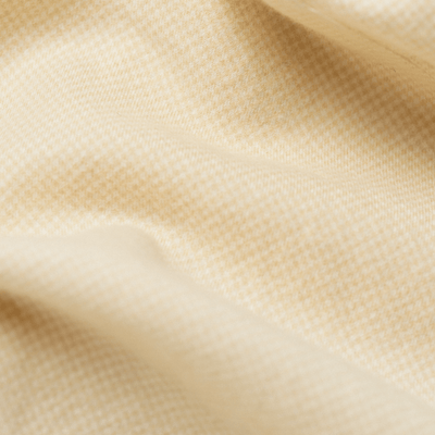 Cream Houndstooth Flannel Work Shirt