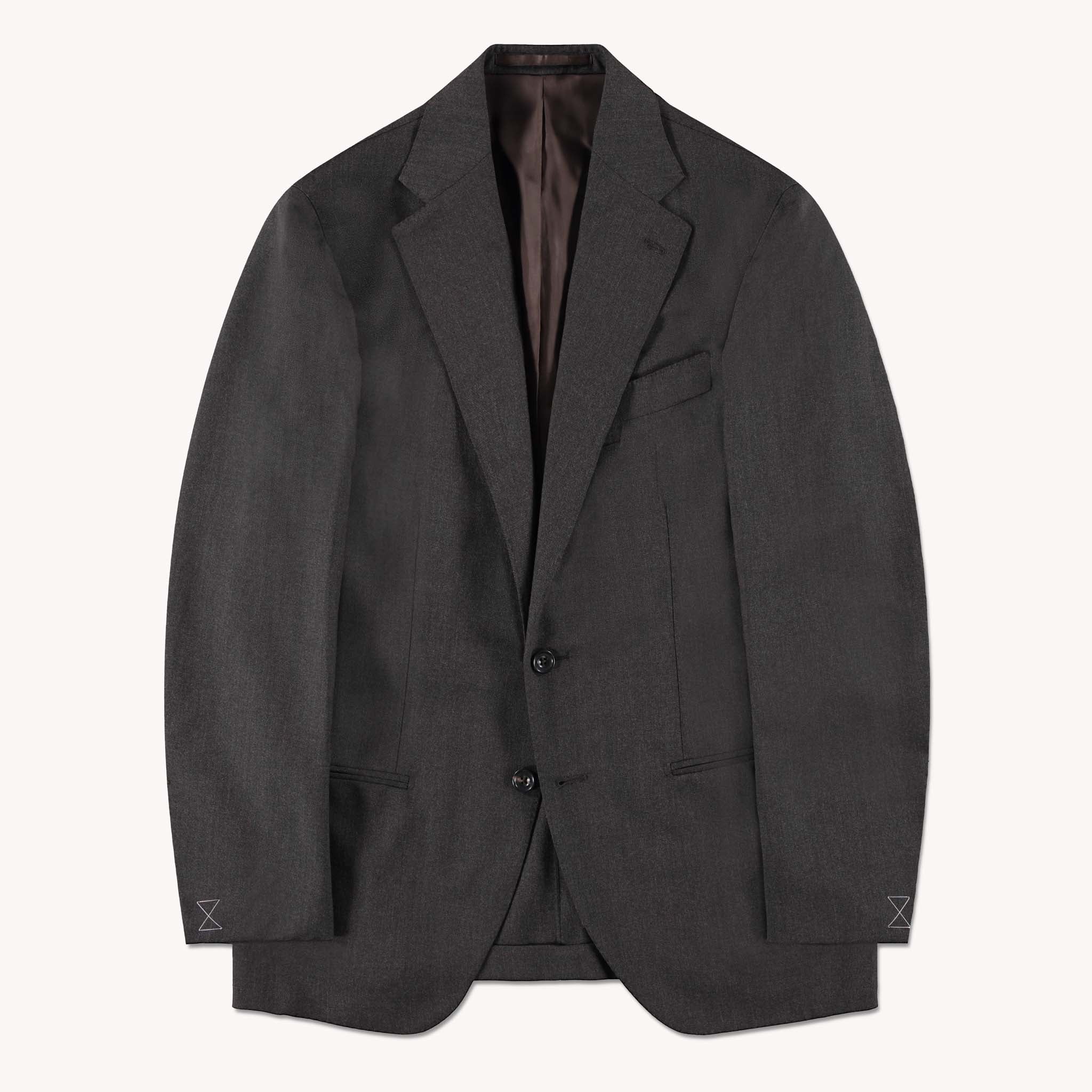 Char-Brown High Twist Single Breasted Waverly Suit – JMueser
