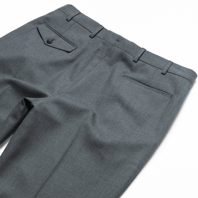 Light Grey High Twist Trouser