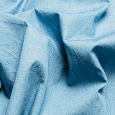 Light Wash Denim Button Down Shirt
