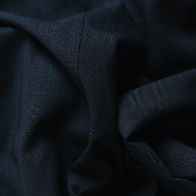 Navy Wool Canvas Waverly Suit