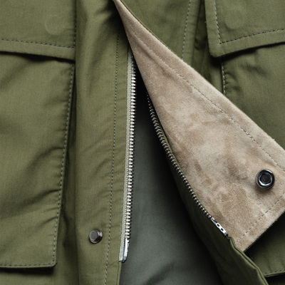 Spring Game Coat in Olive Dry Wax