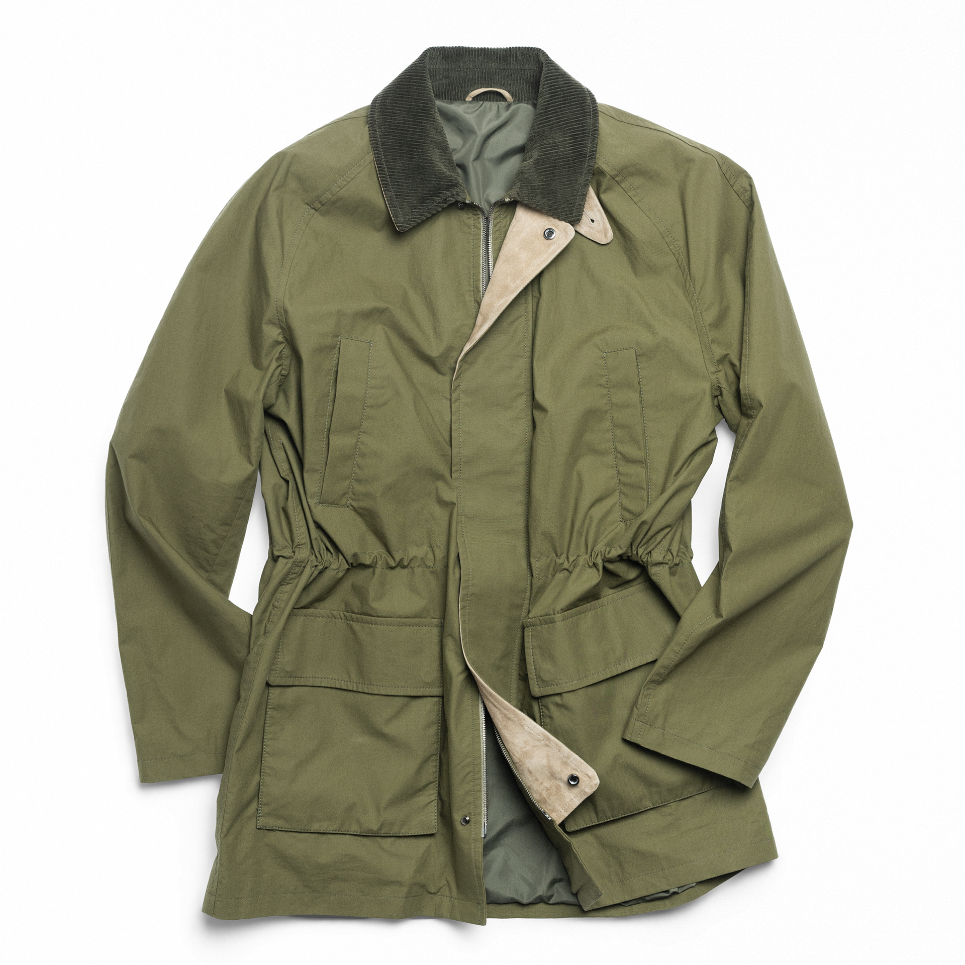 dress coat game Spring Game Coat in Olive Dry Wax – JMueser