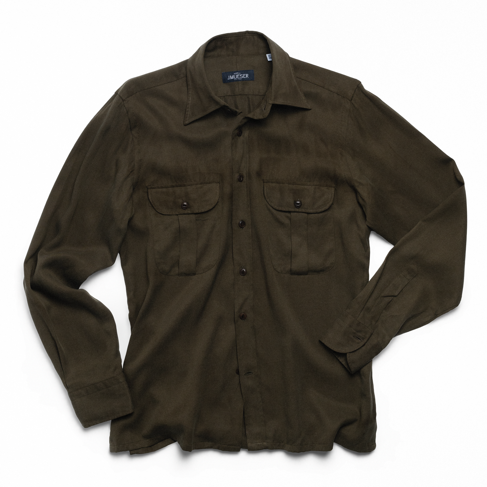 Olive Tencel Work Shirt JMueser Olive Tencel Work Shirt JMueser