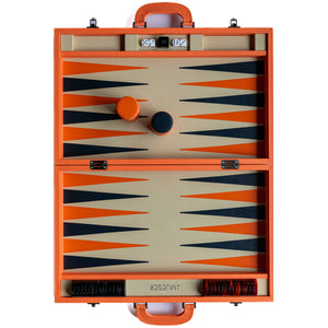 Orange Backgammon Board