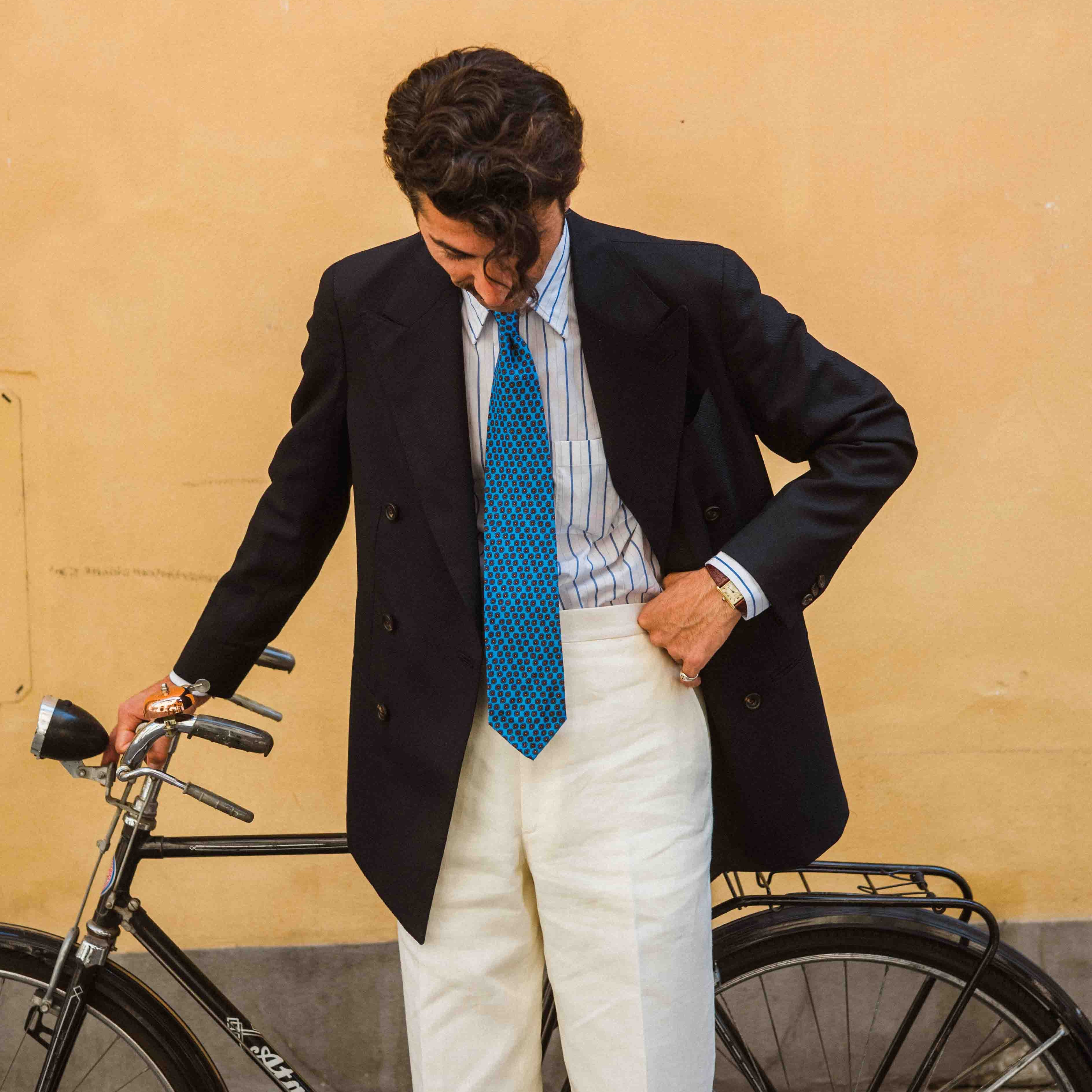 Navy Hopsack DB Waverly Blazer – JMueser
