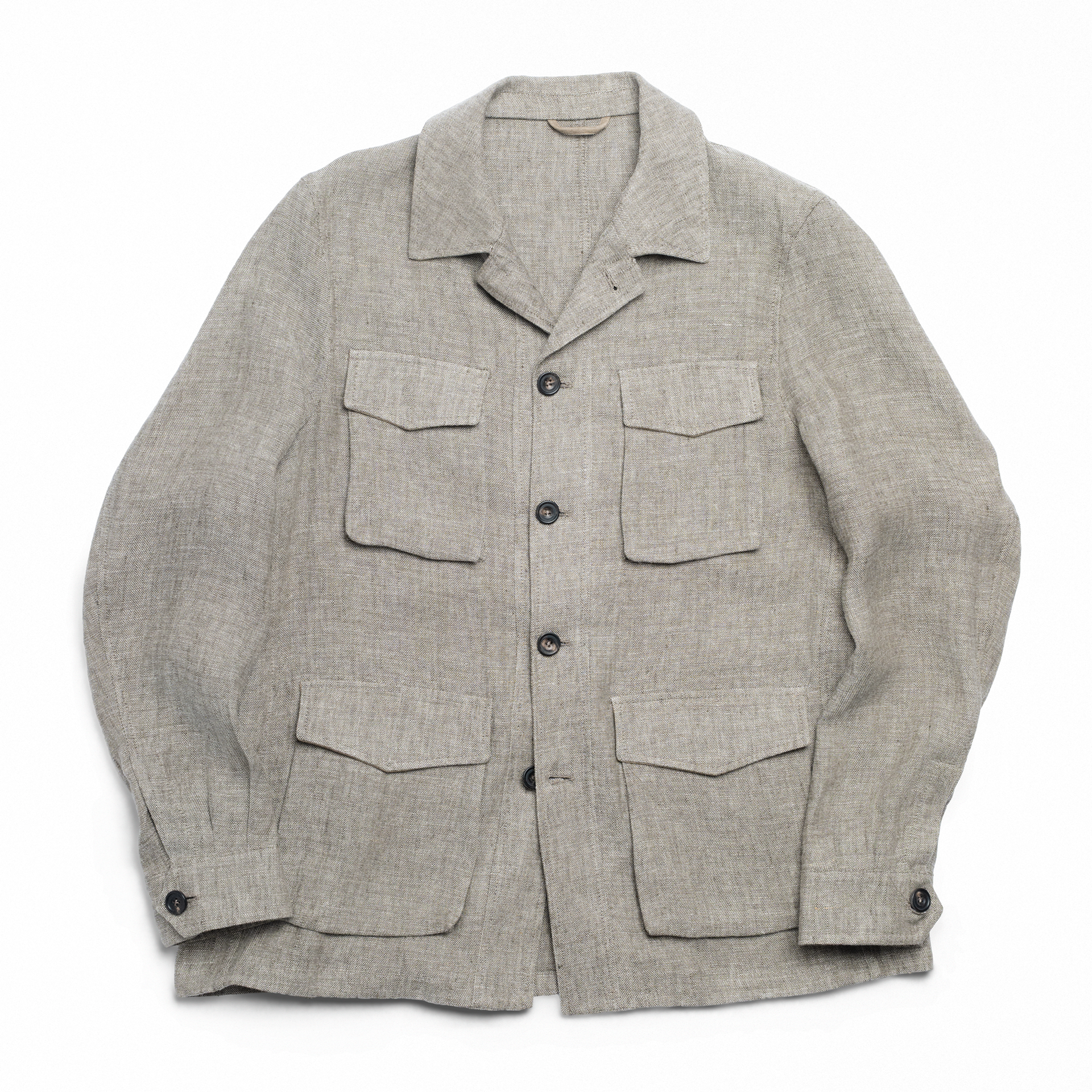 メンズ 【美品】YINDIGO AM LINEN TWILL TRAVEL JACKET