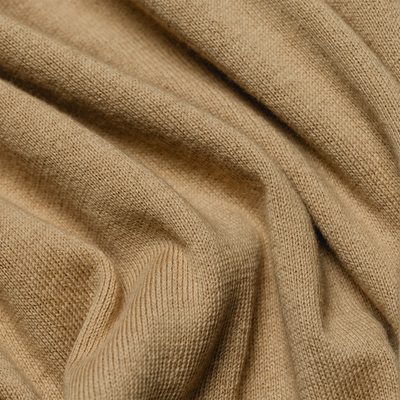 Khaki Cotton Knit T-Shirt