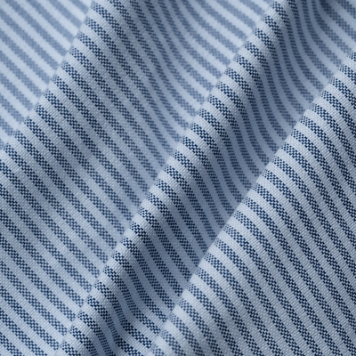 Blue University Stripe Oxford Button Down Shirt