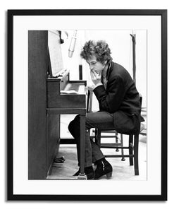 Dylan Recording Highway 61, Framed photograph