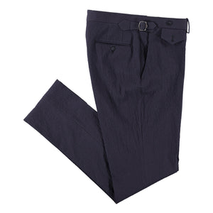 MTO Navy Seersucker Waverly Trousers